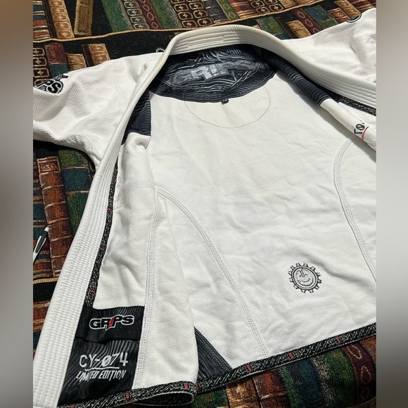 GRIPS Brazilian Jiu Jitsu Alliance LIMITED EDITION CY-074 Men's A4 Top BJJ - Picture 7 of 11